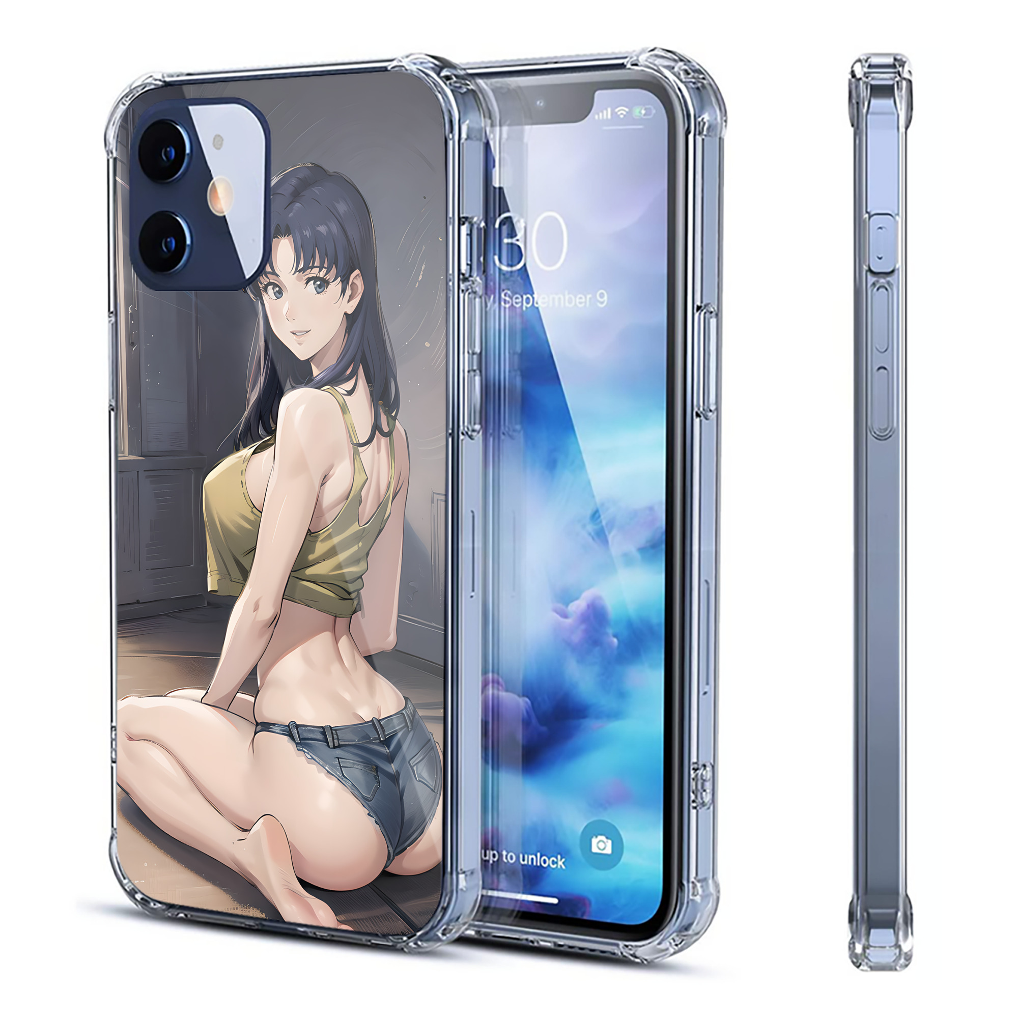（画像用） EVA 新世紀エヴァンゲリオン 【iPhone 12シリーズ対応】透明スマホケース（クリアソフトケース）